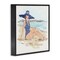 Stupell Industries Sun Bathing Beauty Framed Giclee Wall Art Design by Anne Tavoletti